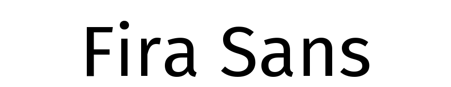 Fira Sans cкачати шрифт безкоштовно